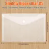 60 Stück Dokumententasche A5 Transparent Dokumentenmappe A5 Produktbild-Vorschau 2