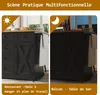 OKWISH Îlot De Cuisine Mobile Avec Grand Espace De Voir les images du produit 5