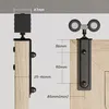 201cm Deckenmontage Schiebetürsystem Komplett-Set Produktbild-Vorschau 5