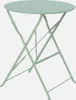 sweeek - Klappbarer Bistro-Gartentisch aus Stahl Ø 60 cm, 2 Produktbild-Vorschau 1