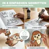 LM-Kreativ Window Color XXL 40er Set Farbmix mit Konturen & Produktbild-Vorschau 3