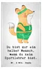 Mr. & Mrs. Panda Handtuch Sportlehrer Herz - Weiß - Produktbild-Vorschau 1
