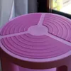 Drehbarer Rollhocker aus Kunststoff, Pink Produktbild-Vorschau 12