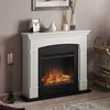 Cheminée électrique décorative "Helmi" Blanche - Powerflame Voir les images du produit 8