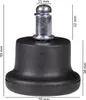 AMSTYLE 5er Set Design Kunststoff Bodengleiter / Fußgleiter Produktbild-Vorschau 2
