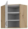 Eckhängeschrank 60x60 cm Stilo Weiss Eiche Artisan Produktbild-Vorschau 2