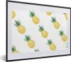 MuchoWow® Gerahmtes Poster Ananas - Obst - Muster 40x30 cm Produktbild-Vorschau 1