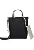 LACOSTE sac à épaule Anna Vertical Shopping Bag Noir Farine Voir les images du produit 15