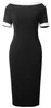Omgoods – Elegantes Cocktailkleid mit kurzen Ärmeln und Produktbild-Vorschau 5