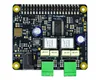 A top-down view of a black electronic circuit board with various components and connectors. Anteprima dell’immagine prodotto