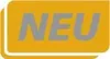 A yellow rectangular graphic with the word NEU in large grey letters. Produktbild-Vorschau