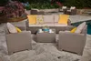Gartenmöbel Keter California dreisitziges Sofa Cappuccino Produktbild-Vorschau 8