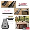 SOTECH Gratleiste U-FORM 900 mm – schwarz, Produktbild-Vorschau 2