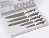 5tlg. Messerset KING® ANTHRAZIT Edelstahl beschichtete Produktbild-Vorschau 3