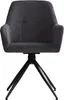 Homestyle4u Chaise rembourrée avec accoudoirs pivotante Lot Voir les images du produit 6