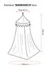 Deconet Moskitonetz - Marrakech- Oberer Ring 65cm x 1250cm Produktbild-Vorschau 2