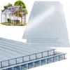 A greenhouse and sheets of polycarbonate panels. Voir les images du produit