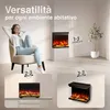 Camino elettrico KAMINIO LEA - Camino elettrico 3 in 1 con Anteprima dell’immagine prodotto 2