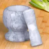 Mortier XXL en marbre avec pilon, diamètre 11 cm - robuste Voir les images du produit 8