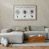 Posterpapier Poster - Paw Prints 60x40 cm Tiere Produktbild-Vorschau 2