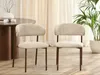 Sedia da pranzo ADRIENNE - beige scuro / noce Anteprima dell’immagine prodotto 2
