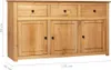 vidaXL Příborník 135 x 40 x 80 cm Masivní dřevo borovice Náhled obrázku produktu 6