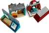 Three small, open LEGO buildings with interior details. Produktbild-Vorschau