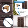 2x 350L GRAF SLIM Wood Decor Set darkwood 1840x600x390cm Anteprima dell’immagine prodotto 8