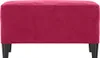 vidaXL Sitzbank Weinrot 70x35x41 cm Samt Produktbild-Vorschau 3
