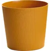 Übertopf Fyre Kunststoff Ø 40 cm H 39 cm mango inkl. Rollen Produktbild-Vorschau 1
