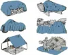 Abdeckplane 4x6m, 24m², Weiß – Wasserdicht und reißfest Produktbild-Vorschau 2