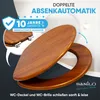SANILO® WC sedátko s mechanismem Soft-Close mahagon, WC Náhled obrázku produktu 3
