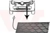 VAN WEZEL 4368511 Kühlergrill Frontgrill für RENAULT Twingo Produktbild-Vorschau 1