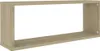 vidaXL Cube Shelves 2 ks Sonoma Oak 60x15x23 cm výrobek ze Náhled obrázku produktu 4