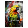 DEQOART Glasbild Echtglas 60x90 cm 'Exotische Farbflügel' Produktbild-Vorschau 2