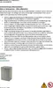 A document with safety instructions for a laundry basket, accompanied by an image of the laundry basket. Podgląd zdjęcia produktu