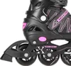 Close-up of a black and pink inline skate. Anteprima dell’immagine prodotto