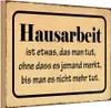 vianmo Holzschild 20x30 cm Hausarbeit ist etwas das man tut Produktbild-Vorschau 1