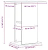 vidaXL Supporto per acquario in legno vecchio 36x60,5x72,5 Anteprima dell’immagine prodotto 8