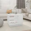 vidaXL Konferenční stolek bílý 55x55x43 cm Materiál dřevo Náhled obrázku produktu 2