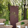 Sichtschutz Metall 2x - 160 cm x 50 cm - Edelrost - Produktbild-Vorschau 6