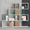 Skye Decor, Karlin - White, Walnut, Bücherregale, Weiß, 120 Produktbild-Vorschau 1