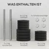 HOMCOM Kurzhantel Set 25KG Hantelset mit Hantelscheiben für Produktbild-Vorschau 6