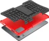 Lenovo Tab M11 Hülle - Panzer Back Cover mit Ständer - Rot Produktbild-Vorschau 7