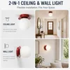 ARIA wandlamp, E27 fitting, met een bol van opaalglas Productafbeelding-voorbeeld 4