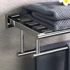 Wandhandtuchhalter 40 cm - Doppelter Handtuchhalter Poliert Produktbild-Vorschau 5