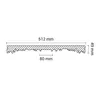 Rosone da soffitto Profhome 156034 neoclassicismo Ø 51,2 cm Anteprima dell’immagine prodotto 4