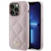 Guess Quilted Metal Logo-Hülle für iPhone 15 Pro Max  Rosa Produktbild-Vorschau 1