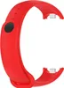 A red watch strap for a smart band, shown on a white background. Produktbild-Vorschau