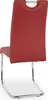 Freischwinger HARPER HANDA BHT 43x98x59 cm rot Polsterstuhl Produktbild-Vorschau 2